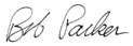 Robert Parker's signature